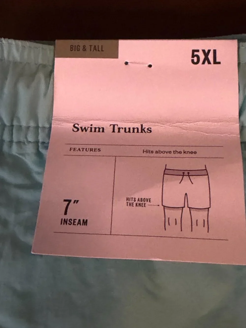 Goodfellow & Co. Men's Swim Trunks |Size 5XL Big & Tall | 7